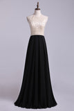 2024 Prom Dresses A Line Floor Length Halter Chiffon