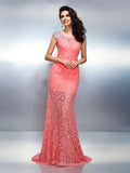 Trumpet/Mermaid Bateau Beading Sleeveless Long Satin Dresses TPP0004060