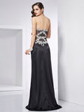 Trumpet/Mermaid Sweetheart Sleeveless Beading Long Elastic Woven Satin Dresses TPP0003551