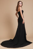 Trumpet/Mermaid Sweetheart Sleeveless Beading Long Chiffon Dresses TPP0004061