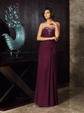 Sheath/Column Sweetheart Beading Sleeveless Long Chiffon Mother of the Bride Dresses TPP0007291