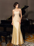 Trumpet/Mermaid Sweetheart Lace Sleeveless Long Taffeta Mother of the Bride Dresses TPP0007208