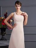 Sheath/Column Square Sleeveless Long Chiffon Mother of the Bride Dresses TPP0007276