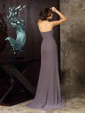 Sheath/Column Sweetheart Beading Applique Sleeveless Long Chiffon Mother of the Bride Dresses TPP0007215